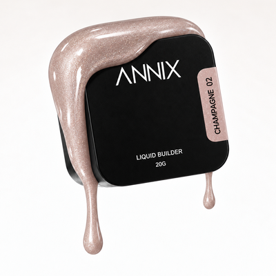 ANNIX Shimmer Liquid Builder - CHAMPAGNE 02 | 20 g
